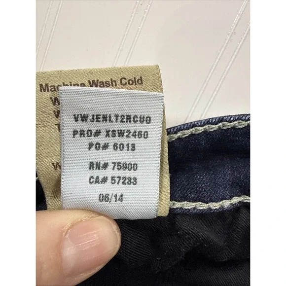 BIG STAR Western Jeans JENAE Skinny Dark Blue Stretch Denim Womens 29R - Picture 9 of 9